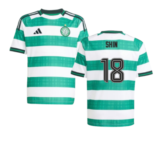 2025-2026 Celtic Home Shirt - Kids (Shin 18)