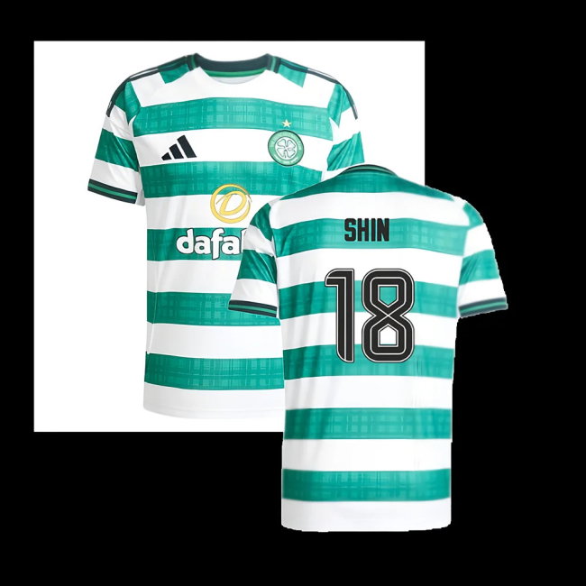 2025-2026 Celtic Home Shirt (Shin 18)
