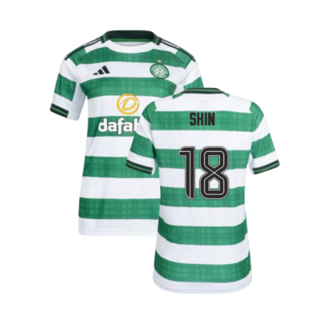 2025-2026 Celtic Home Shirt (Womens) (Shin 18)