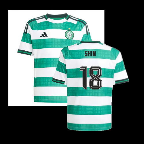 2025-2026 Celtic Home Shirt - Kids (Shin 18)