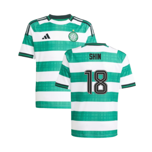 2025-2026 Celtic Home Shirt - Kids (Shin 18)
