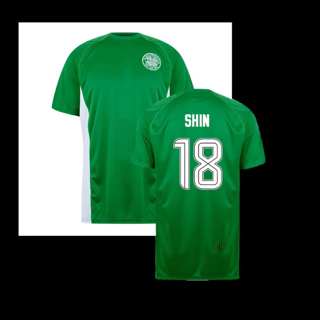 Celtic Poly T-shirt (Green/White) (Shin 18)