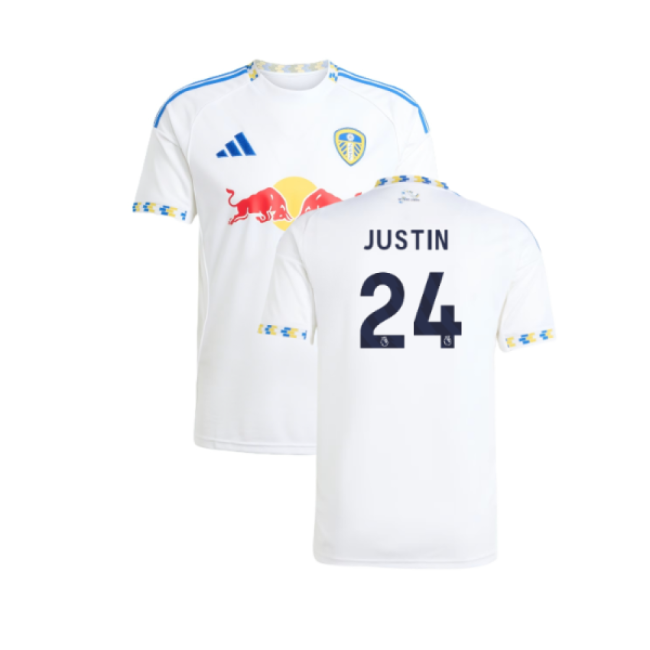 2025-2026 Leeds United Home Shirt (Justin 24)