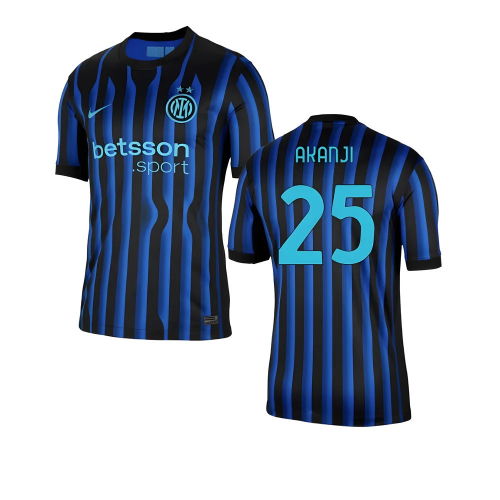 2025-2026 Inter Milan Home Shirt (Akanji 25)  2025-2026 Inter Milan Home Shirt (Akanji 25)