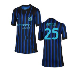 2025-2026 Inter Milan Home Shirt (Kids) (Akanji 25)