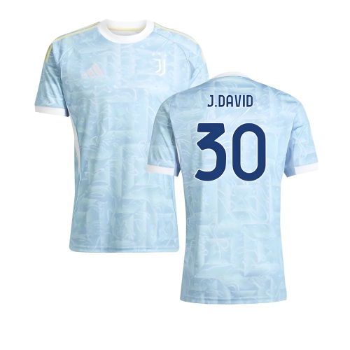 2025-2026 Juventus Away Shirt (J.David 30)