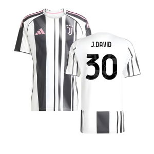 2025-2026 Juventus Home Shirt (J.David 30)