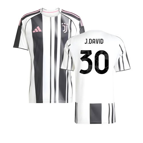 2025-2026 Juventus Home Shirt (J.David 30)