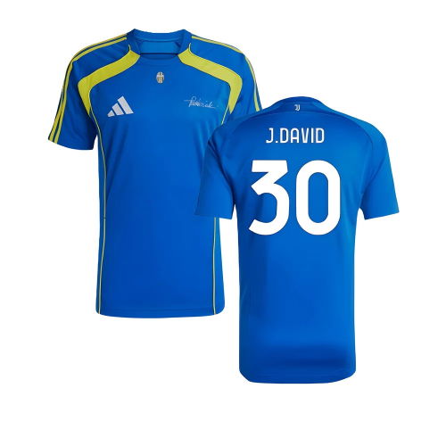 2025-2026 Juventus UBP Jersey (Royal) (J.David 30)