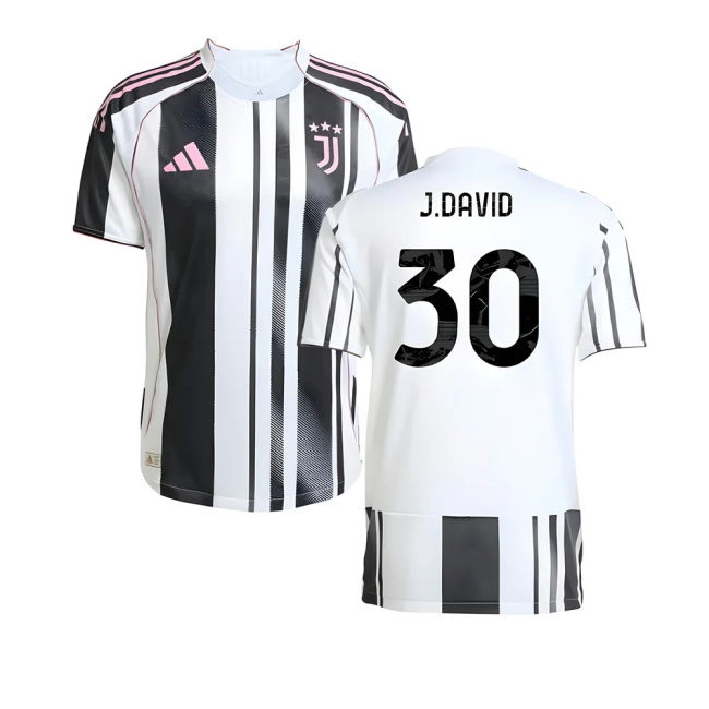 2025-2026 Juventus Authentic Home Shirt (J.David 30)