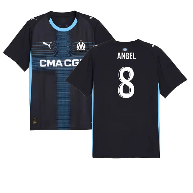 2025-2026 Marseille Away Shirt (Angel 8)