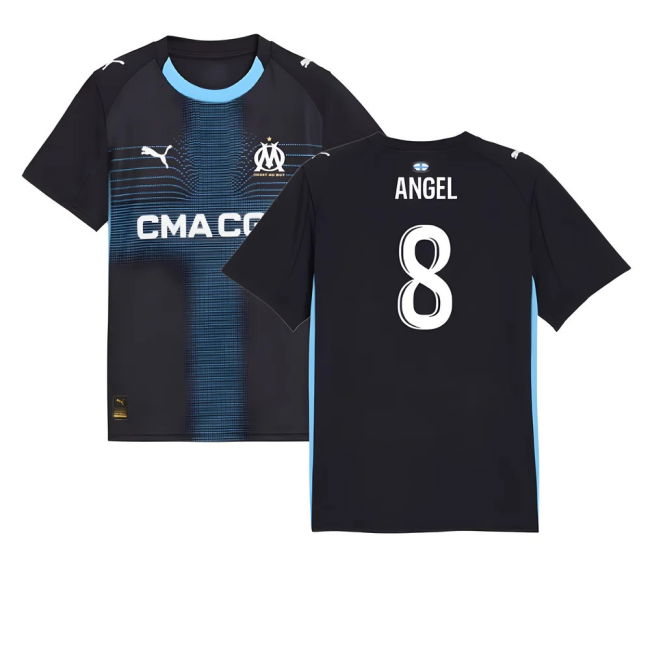 2025-2026 Marseille Away Shirt (Kids) (Angel 8)