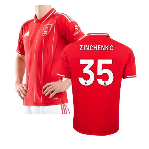 2025-2026 Nottingham Forest Home Shirt (Zinchenko 35)