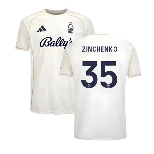 2025-2026 Nottingham Forest Away Shirt (Zinchenko 35)