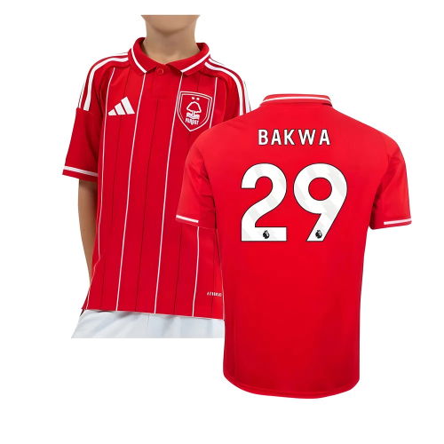 2025-2026 Nottingham Forest Home Shirt (Kids) (Bakwa 29)