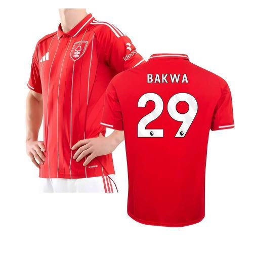 2025-2026 Nottingham Forest Home Shirt (Bakwa 29)
