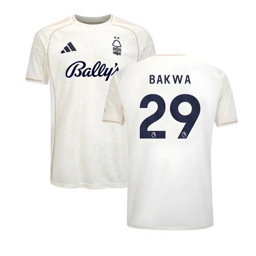 2025-2026 Nottingham Forest Away Shirt (Bakwa 29)