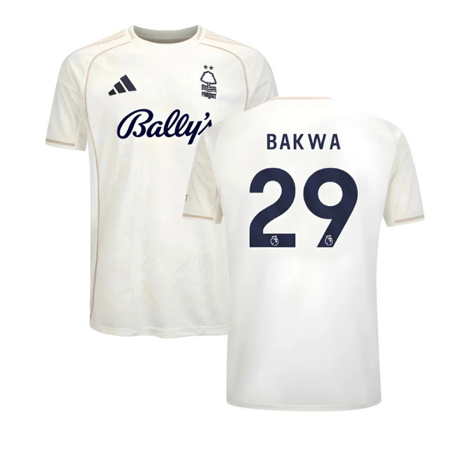 2025-2026 Nottingham Forest Away Shirt (Bakwa 29)