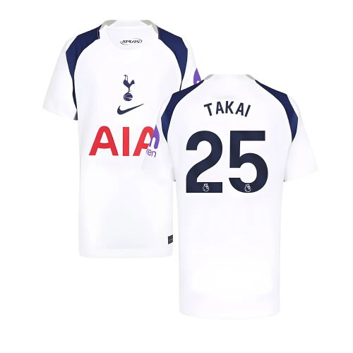 2025-2026 Tottenham Hotspur Home Shirt (Kids) (Takai 25)