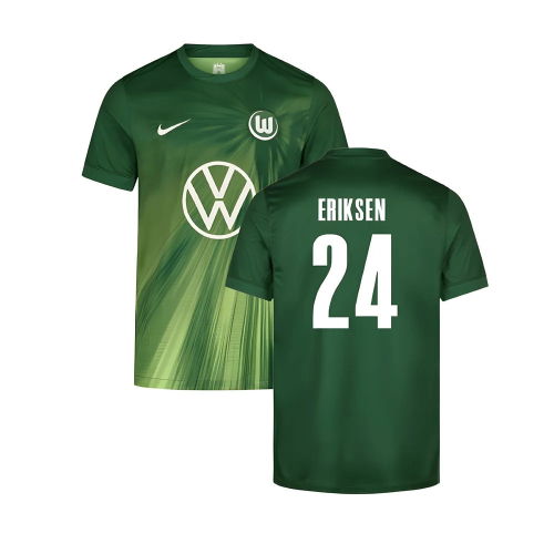2025-2026 VFL Wolfsburg Home Shirt (Kids) (Eriksen 24)