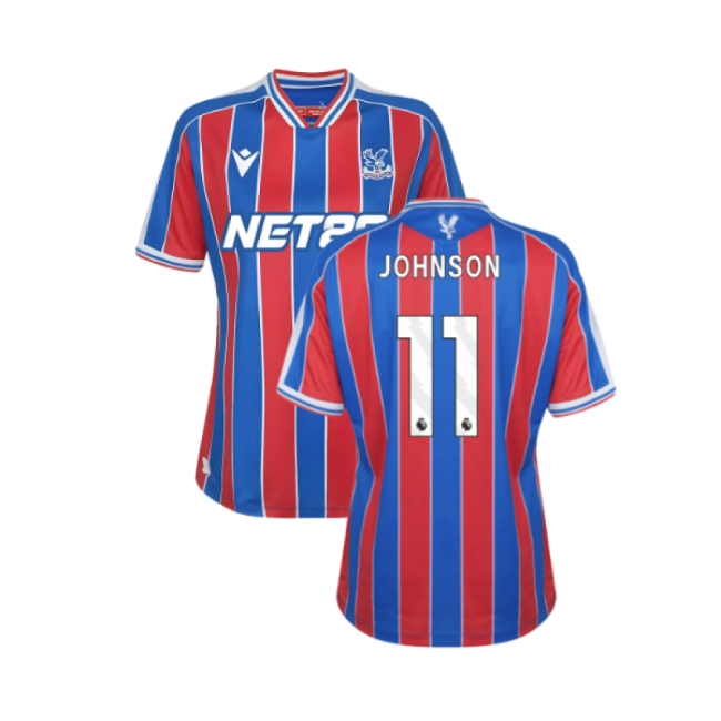 2025-2026 Crystal Palace Home Shirt (Womens) (Johnson 11)
