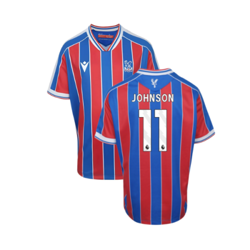 2025-2026 Crystal Palace Home Shirt (Kids) (Johnson 11)