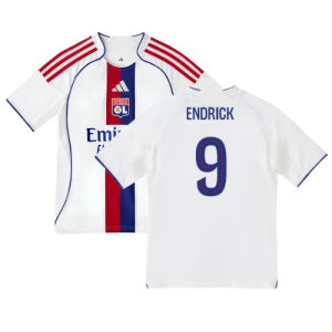 2025-2026 Olympique Lyon Home Shirt (Kids) (Endrick 9)