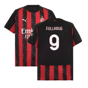 2025-2026 AC Milan Home Shirt (Fullkrug 9)