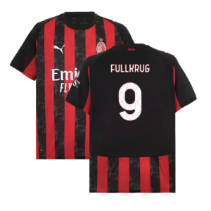 2025-2026 AC Milan Home Shirt (Fullkrug 9)