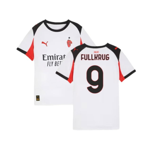 2025-2026 AC Milan Away Shirt (Kids) (Fullkrug 9)