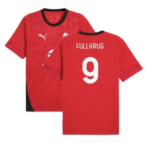 2025-2026 AC Milan Training Jersey (Red) (Fullkrug 9)