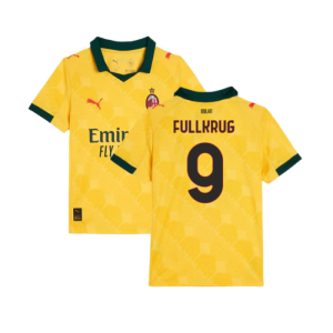 2025-2026 AC Milan Third Shirt (Kids) (Fullkrug 9)