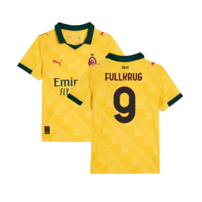 2025-2026 AC Milan Third Shirt (Kids) (Fullkrug 9)