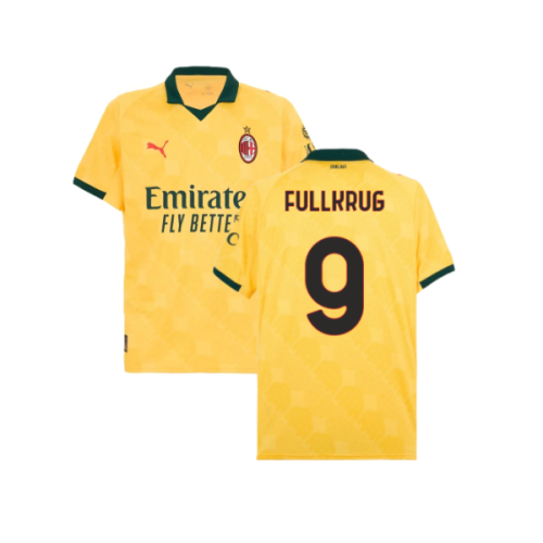 2025-2026 AC Milan Third Shirt (Fullkrug 9)