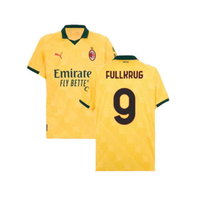2025-2026 AC Milan Third Shirt (Fullkrug 9)