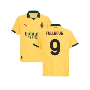 2025-2026 AC Milan Authentic Third Shirt (Fullkrug 9)