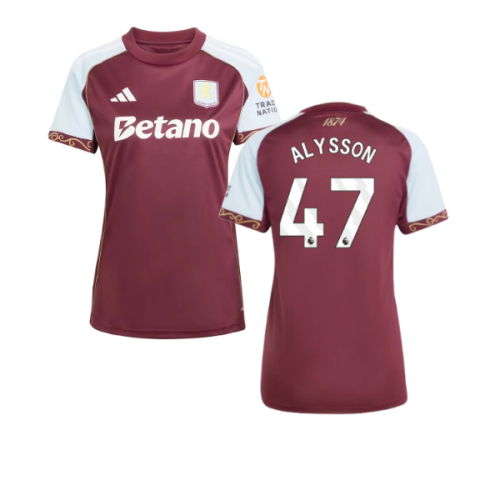 2025-2026 Aston Villa Home Shirt (Womens) (Alysson 47) 2025-2026 Aston Villa Home Shirt (Womens) (Alysson 47)