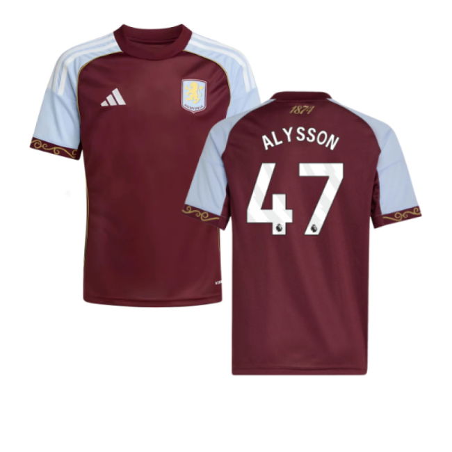 2025-2026 Aston Villa Home Shirt (Kids) (Alysson 47)