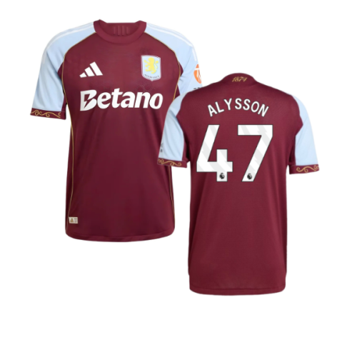 2025-2026 Aston Villa Authentic Home Shirt (Alysson 47)