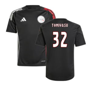 2025-2026 Ajax Training Shirt (Black) - Kids (Tomiyasu 32)