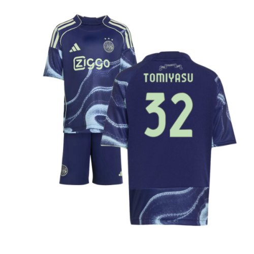 2025-2026 Ajax Away Mini Kit (Tomiyasu 32)