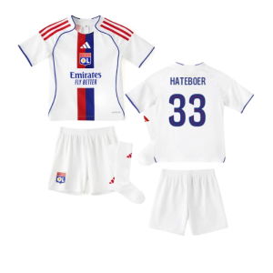 2025-2026 Olympique Lyon Home Mini Kit (Hateboer 33)