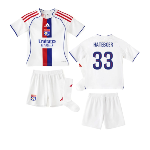 2025-2026 Olympique Lyon Home Mini Kit (Hateboer 33)