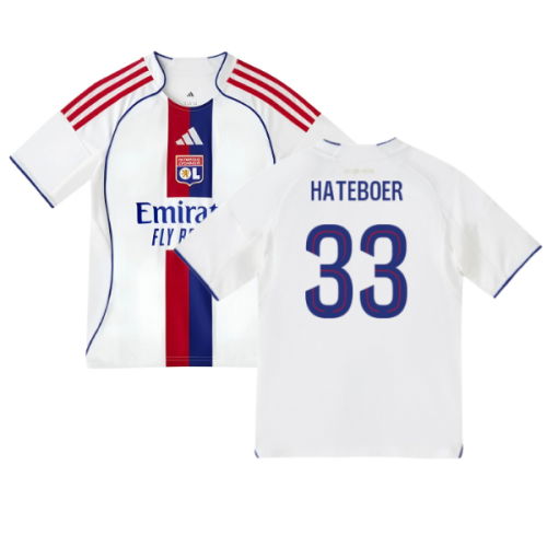 2025-2026 Olympique Lyon Home Shirt (Kids) (Hateboer 33)