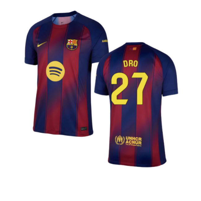 2025-2026 Barcelona Home Shirt (Dro 27)