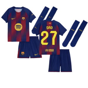 2025-2026 Barcelona Home Mini Kit (Dro 27)