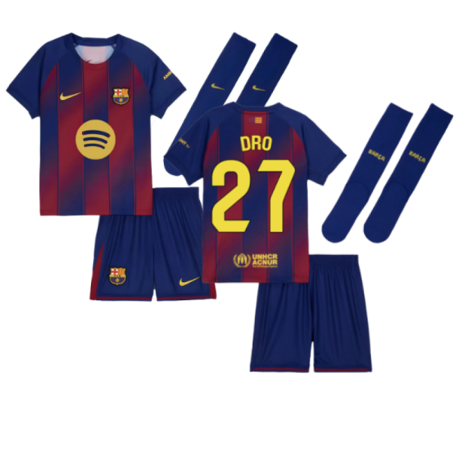 2025-2026 Barcelona Home Mini Kit (Dro 27)