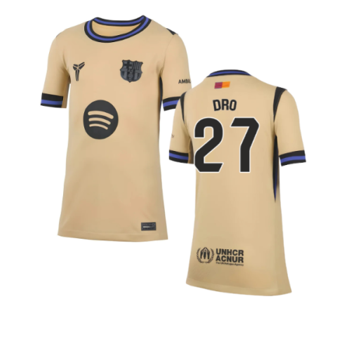 2025-2026 Barcelona Away Shirt (Kids) (Dro 27)