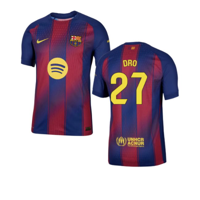 2025-2026 Barcelona Authentic Home Shirt (Dro 27)