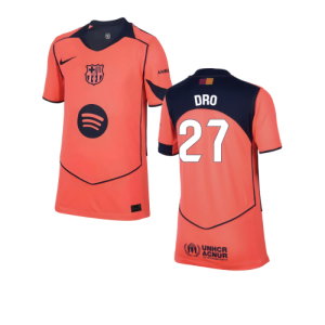 2025-2026 Barcelona Third Shirt (Kids) (Dro 27)